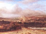 KONINCK, Philips Village on a Hill sg painting